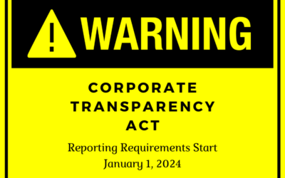WARNING – Corporate Transparency Act is HERE!